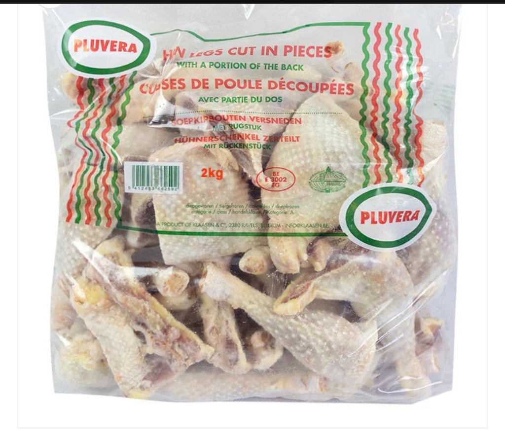 Half box Pluvera hard chicken leg 5kg