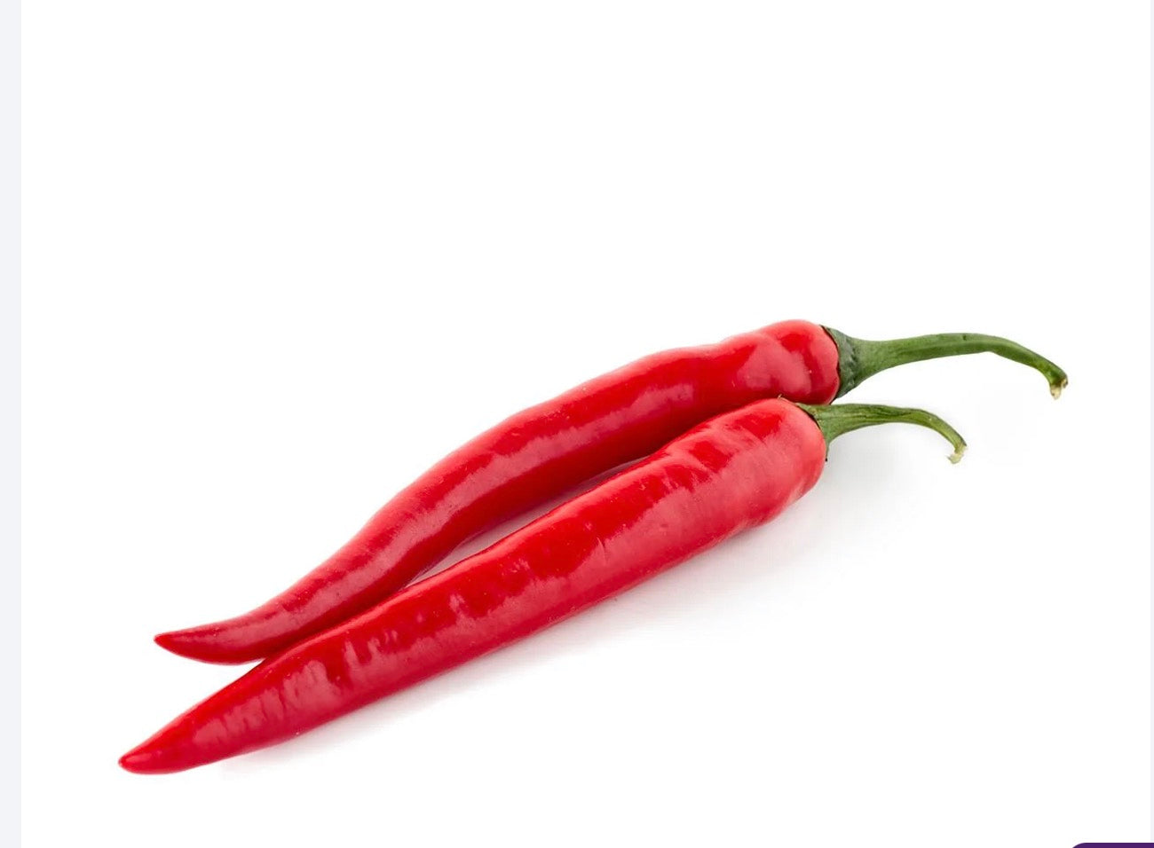 Box Red finger pepper