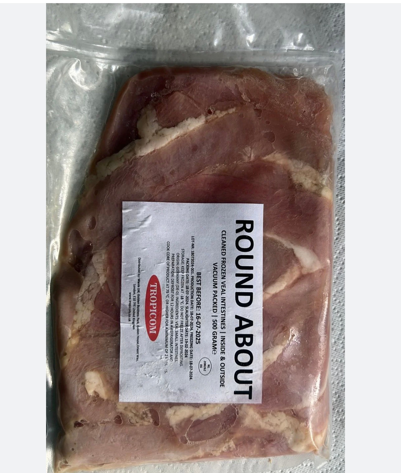 Roundabout intestine 500g