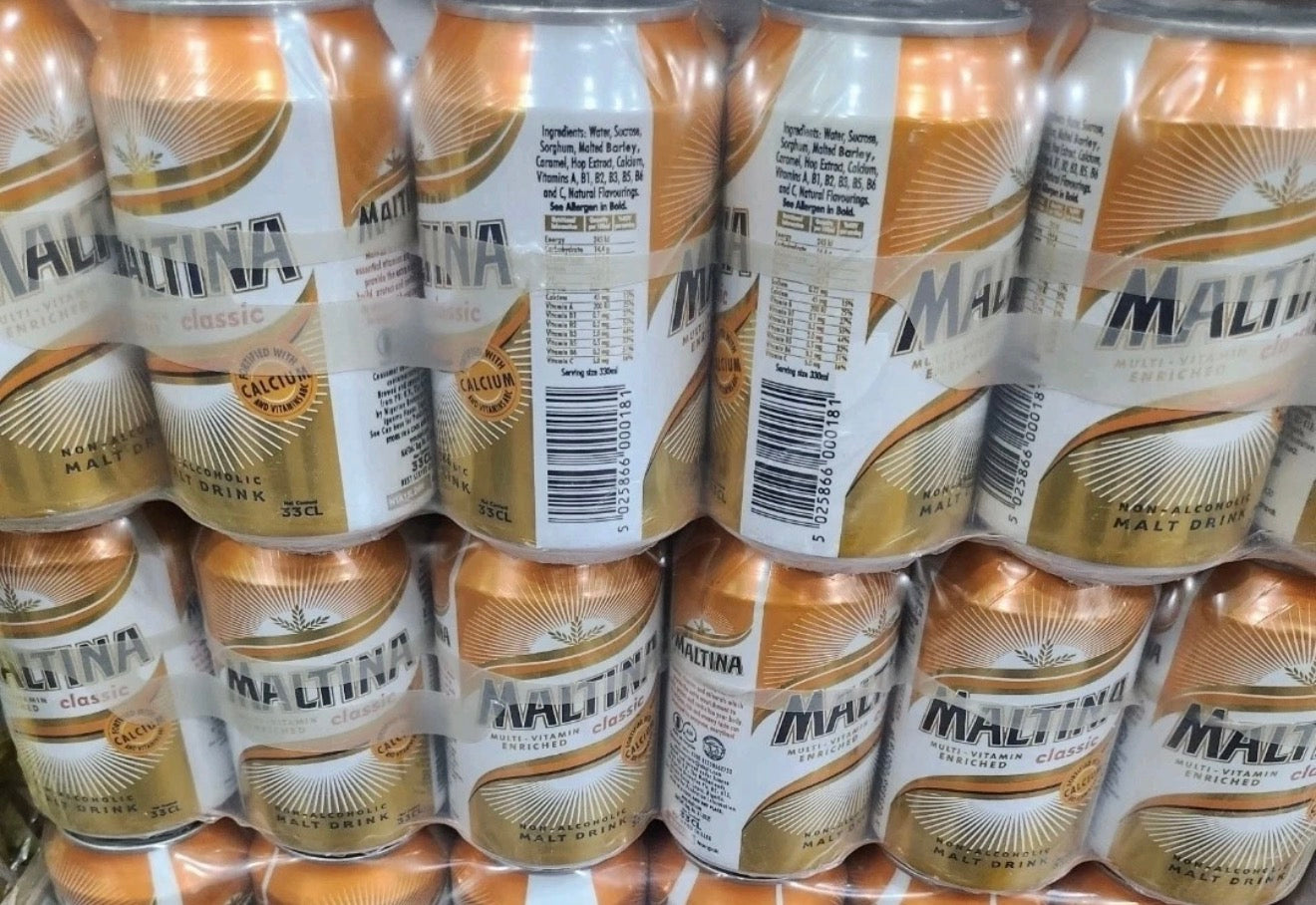 Maltina can of 24