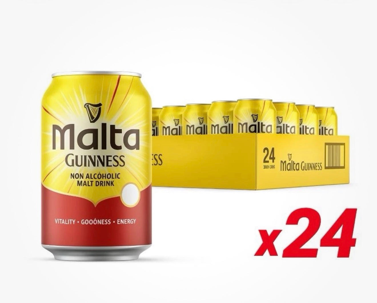 Malta Guiness can of 24